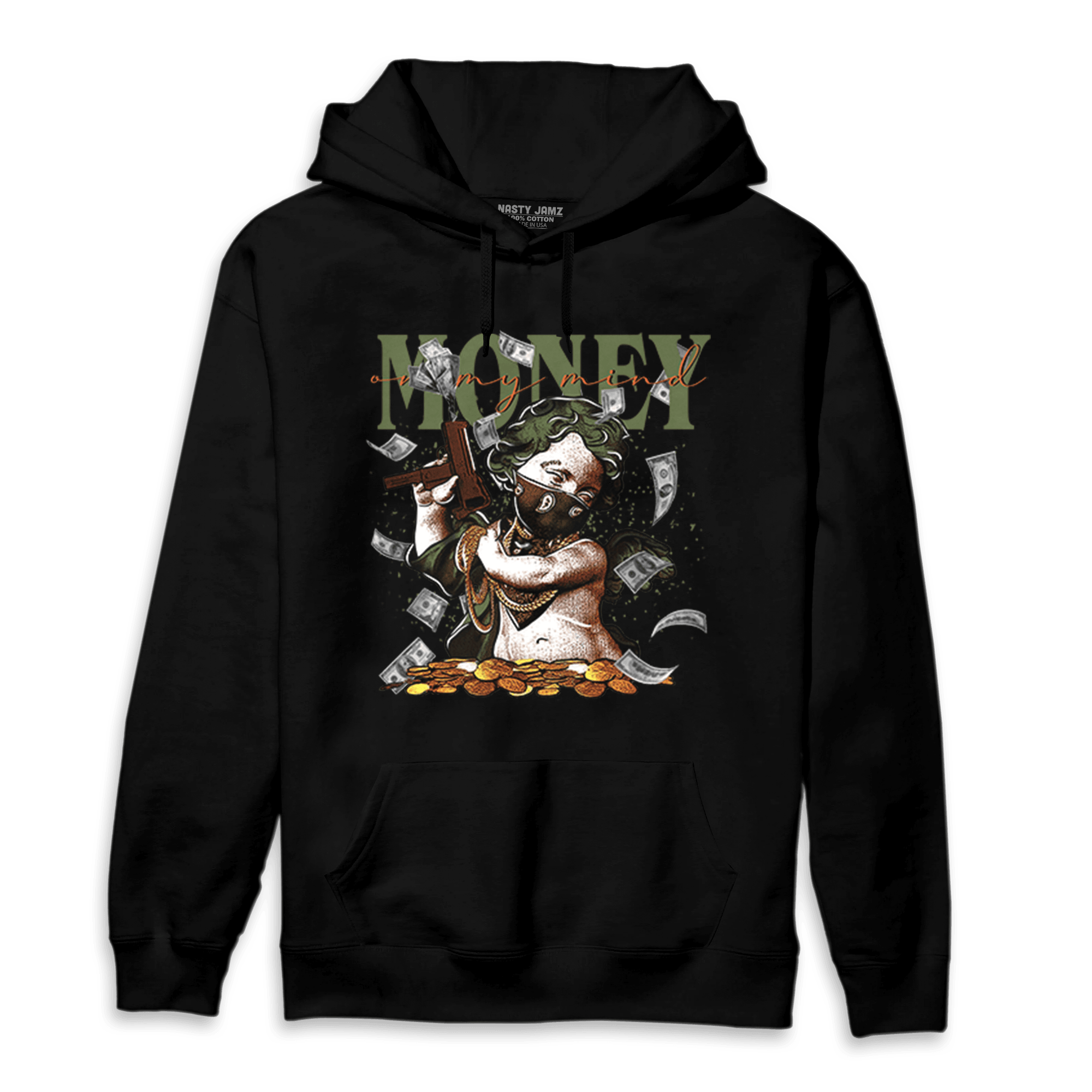 High OG Celadon 1s Hoodie Match Money On My Mine Gang - NastyJamz