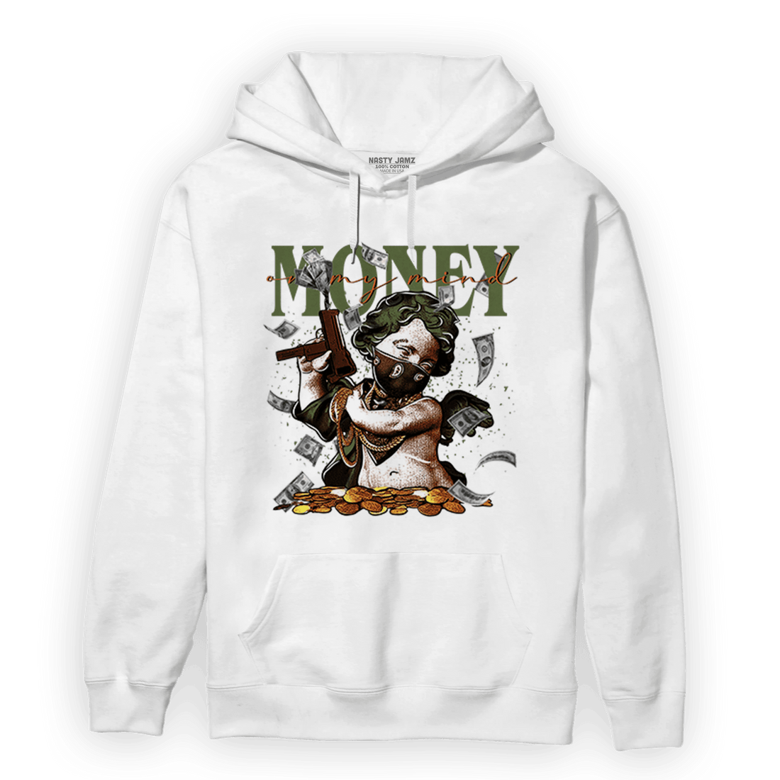 High OG Celadon 1s Hoodie Match Money On My Mine Gang - NastyJamz