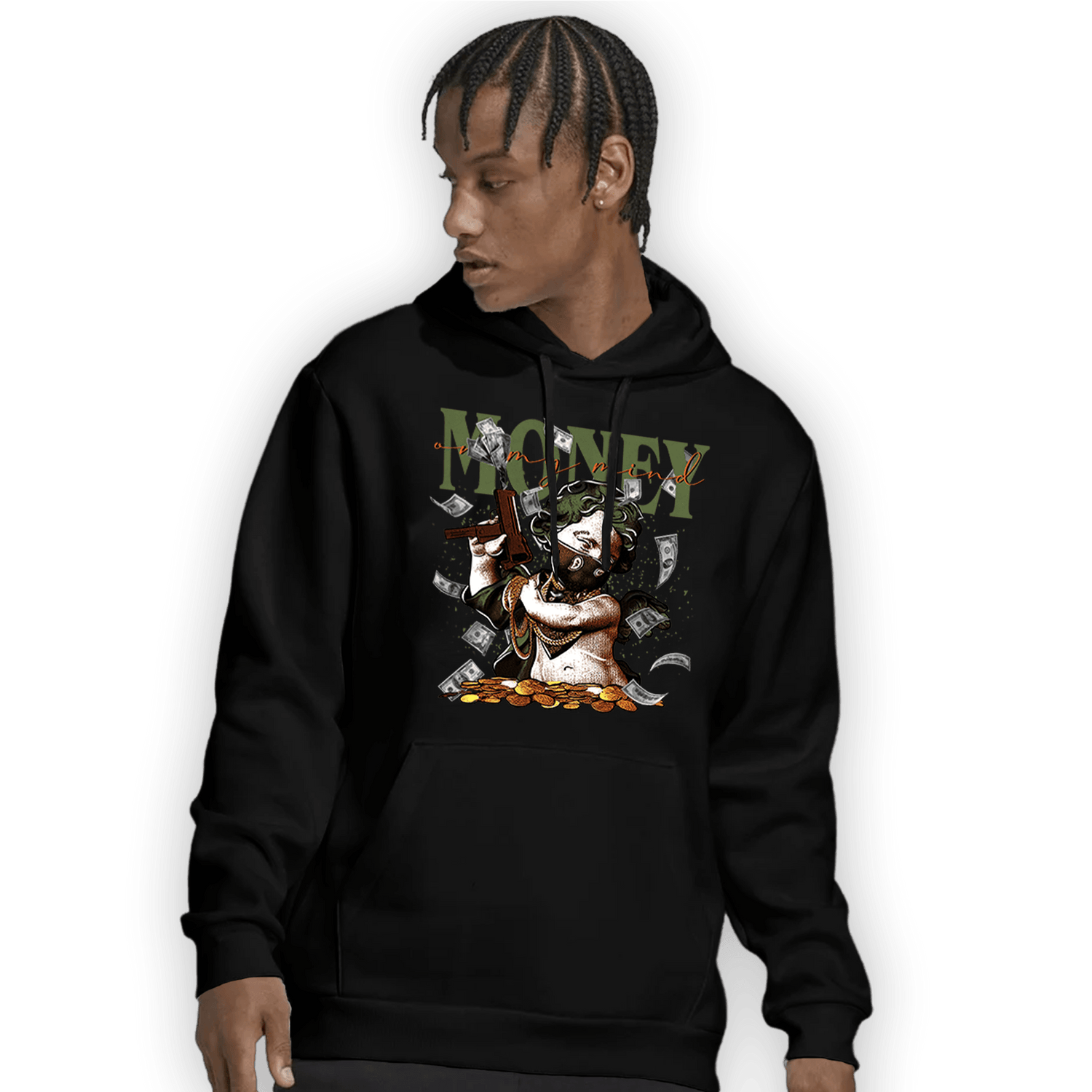 High OG Celadon 1s Hoodie Match Money On My Mine Gang - NastyJamz