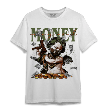 High OG Celadon 1s T Shirt Match Money On My Mine Gang - NastyJamz
