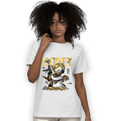 Mid SE Black Gold 1s T Shirt Match Money On My Mine Gang - NastyJamz