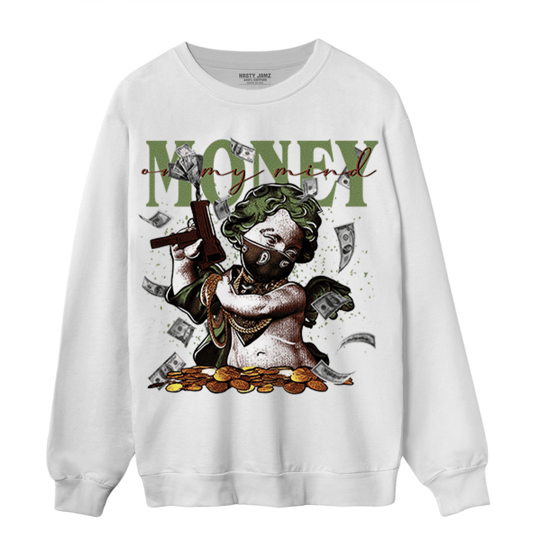 OG Low Year Of The Dragon 1s Sweatshirt Match Money On My Mine Gang - NastyJamz