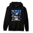 University Blue Toe 1s Hoodie Match Money On My Mine Gang - NastyJamz