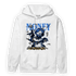 University Blue Toe 1s Hoodie Match Money On My Mine Gang - NastyJamz