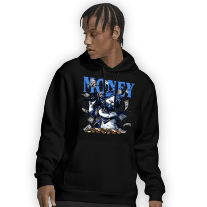 University Blue Toe 1s Hoodie Match Money On My Mine Gang - NastyJamz