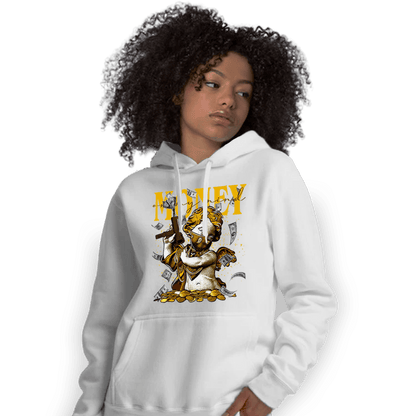 Yellow Ochre 1s Hoodie Match Money On My Mine Gang - NastyJamz