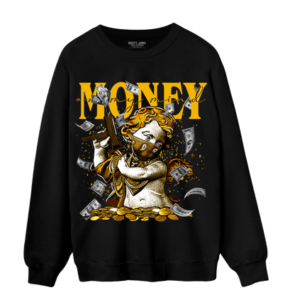 Yellow Ochre 1s Sweatshirt Match Money On My Mine Gang - NastyJamz
