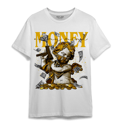 Yellow Ochre 1s T Shirt Match Money On My Mine Gang - NastyJamz