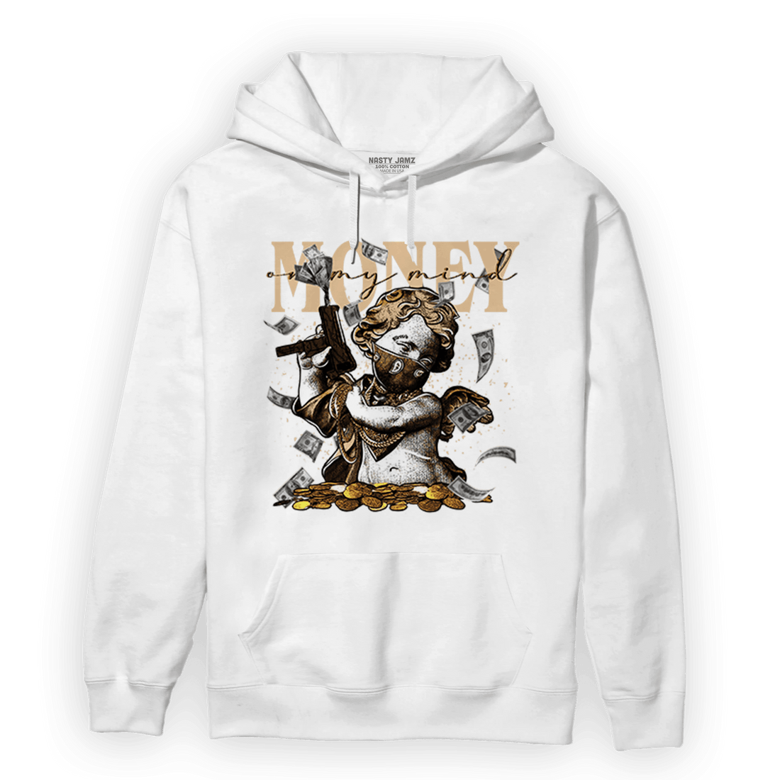 Palomino 3s Hoodie Match Money On My Mine Gang - NastyJamz
