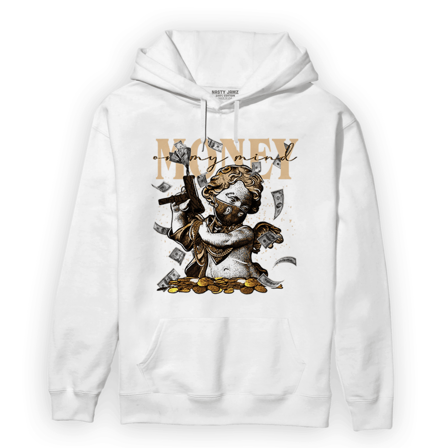 Palomino 3s Hoodie Match Money On My Mine Gang - NastyJamz