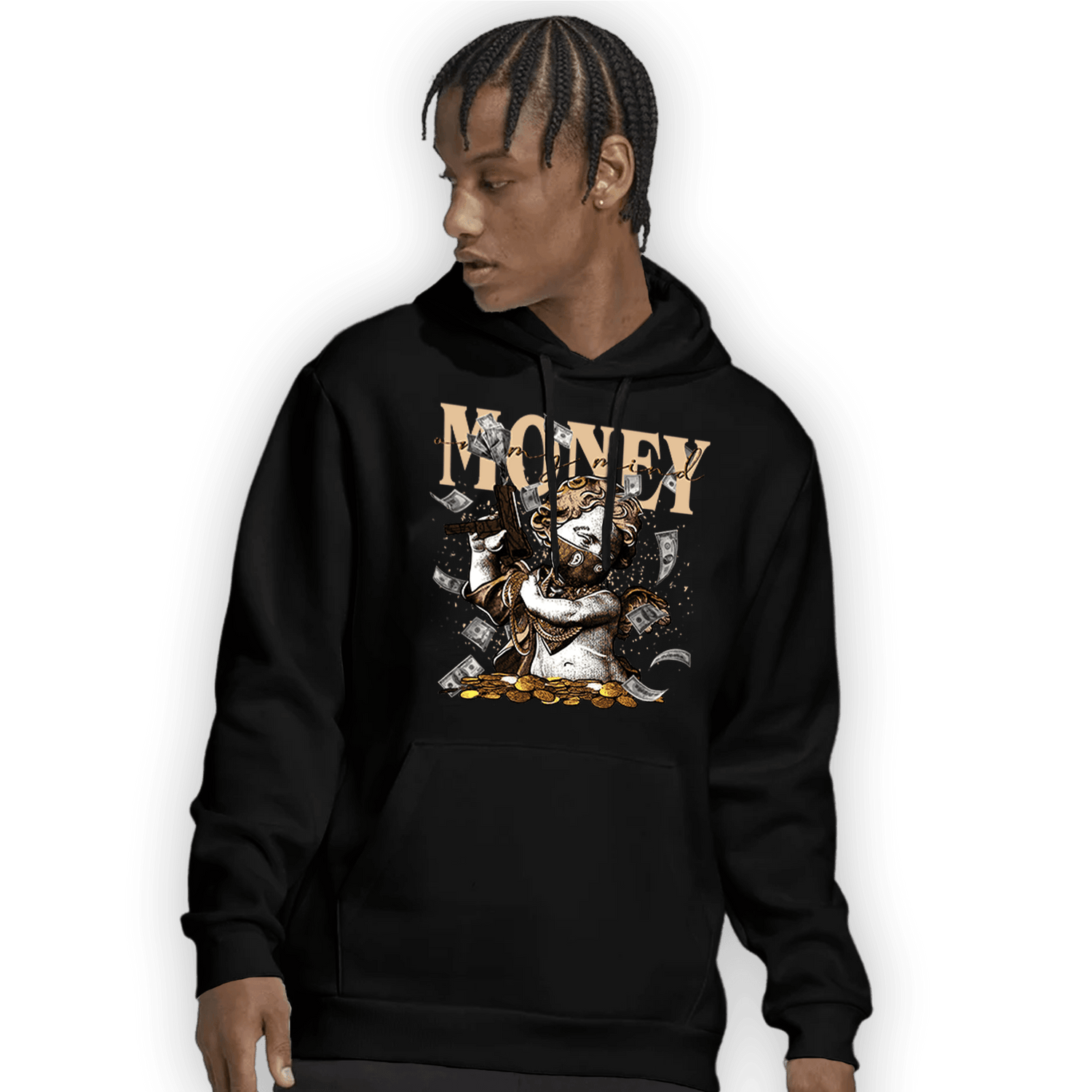 Palomino 3s Hoodie Match Money On My Mine Gang - NastyJamz