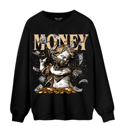 Palomino 3s Sweatshirt Match Money On My Mine Gang - NastyJamz
