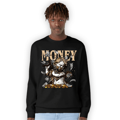 Palomino 3s Sweatshirt Match Money On My Mine Gang - NastyJamz
