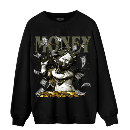 SE Craft Medium Olive 4s Sweatshirt Match Money On My Mine Gang - NastyJamz
