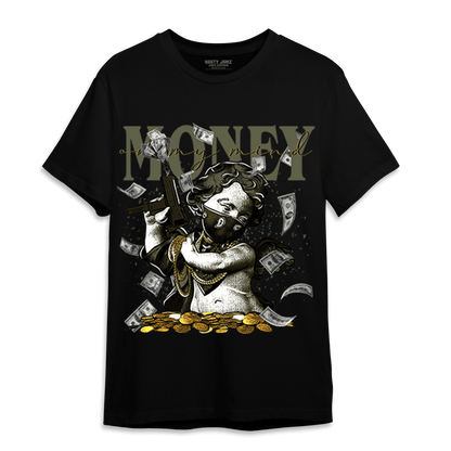 SE Craft Medium Olive 4s T Shirt Match Money On My Mine Gang - NastyJamz