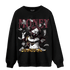 Burgundy 5s Sweatshirt Match Money On My Mine Gang - NastyJamz