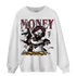 Burgundy 5s Sweatshirt Match Money On My Mine Gang - NastyJamz