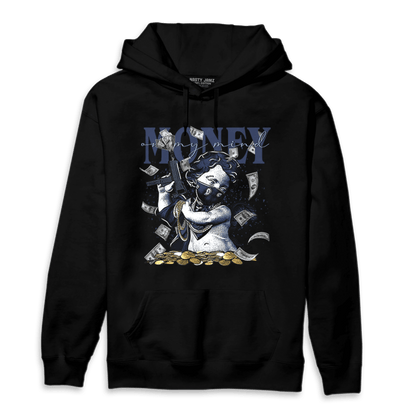 Midnight Navy 5s Hoodie Match Money On My Mine Gang - NastyJamz