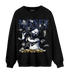 Midnight Navy 5s Sweatshirt Match Money On My Mine Gang - NastyJamz