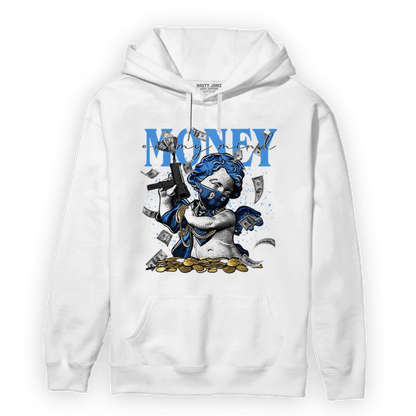 University Blue 5s Hoodie Match Money On My Mine Gang - NastyJamz