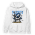 University Blue 5s Hoodie Match Money On My Mine Gang - NastyJamz