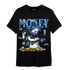 University Blue 5s T Shirt Match Money On My Mine Gang - NastyJamz