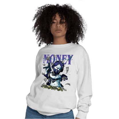 Aqua 6s Sweatshirt Match Money On My Mine Gang - NastyJamz