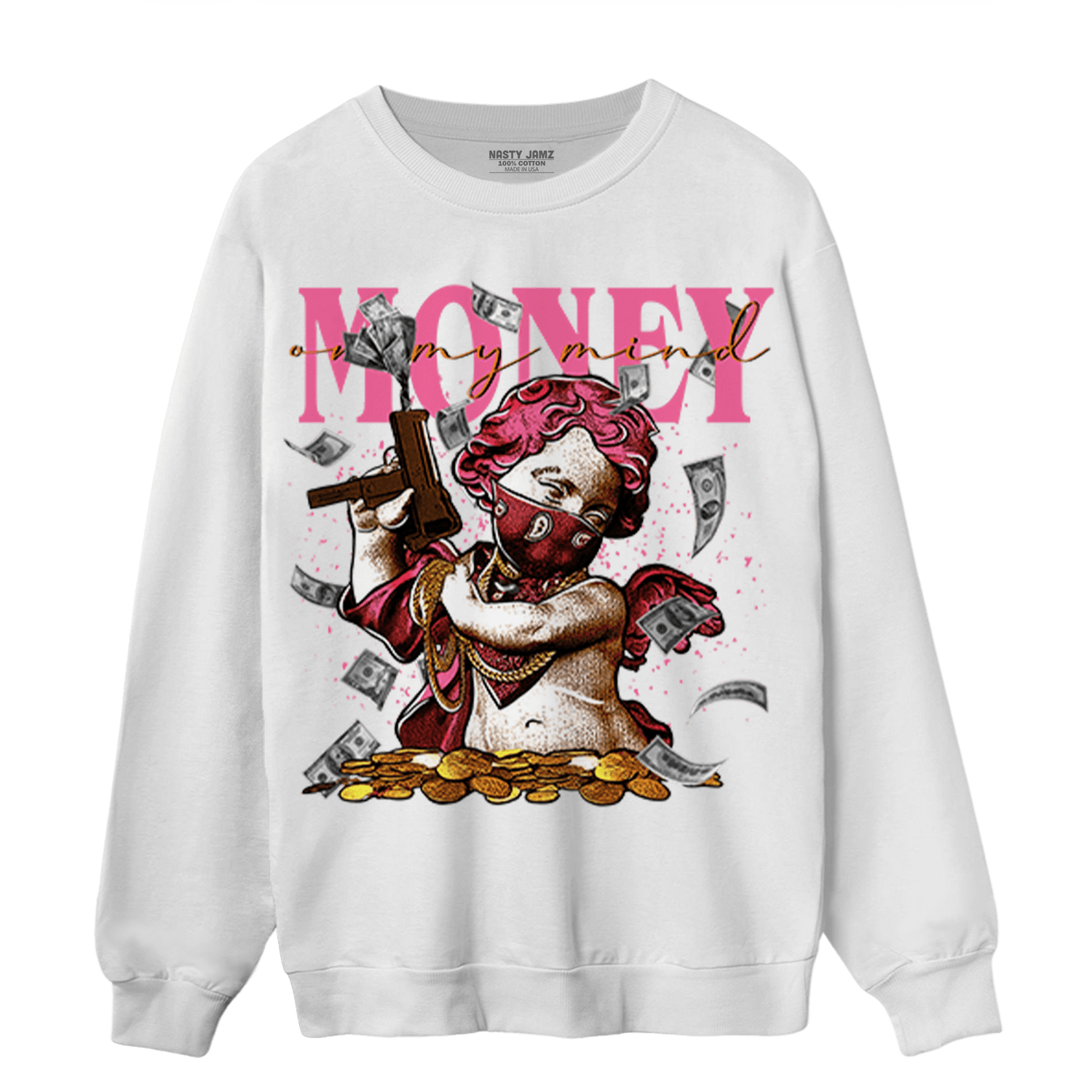 SB Dunk Blossom Sweatshirt Match Money On My Mine Gang - NastyJamz