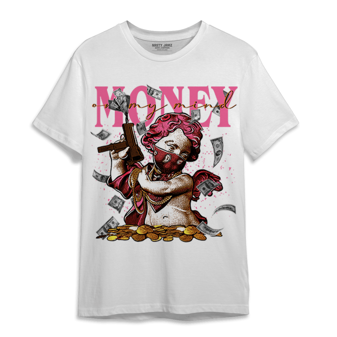 SB Dunk Blossom T Shirt Match Money On My Mine Gang - NastyJamz