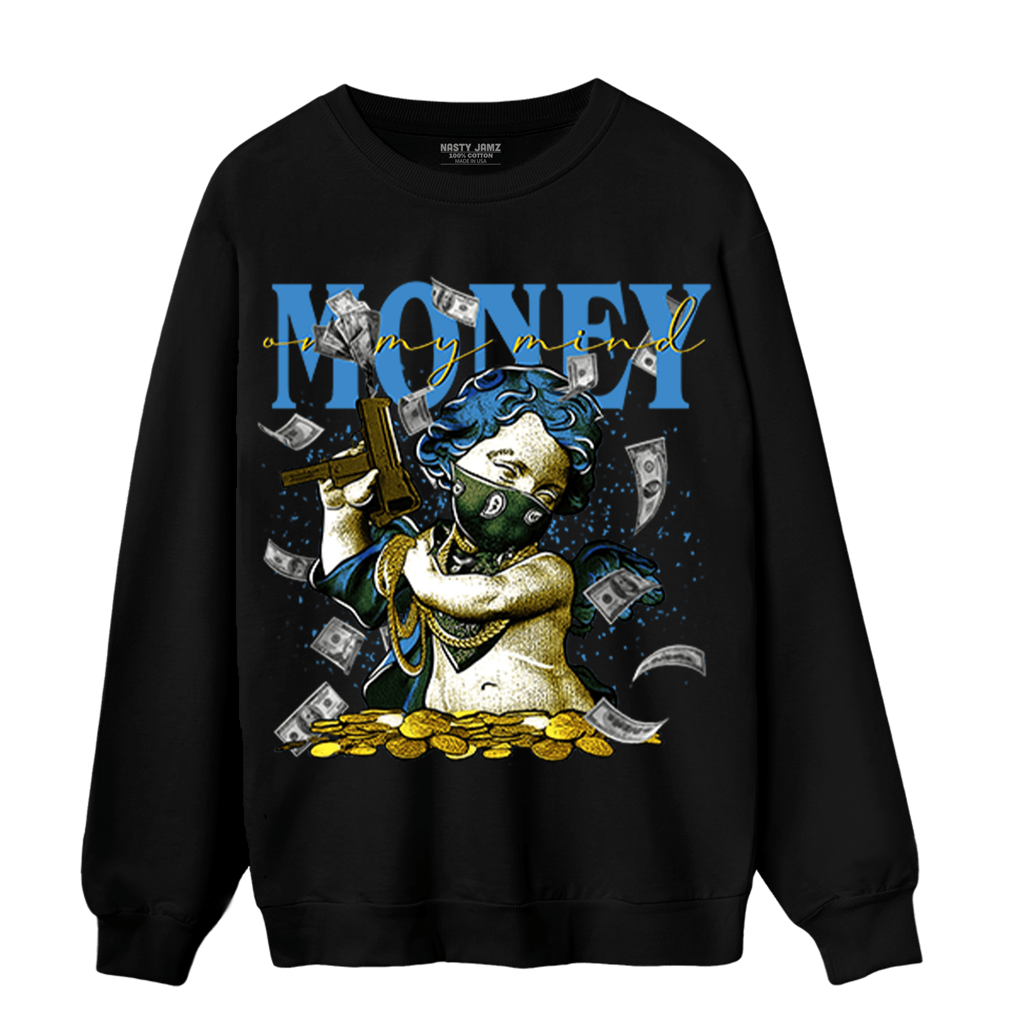 SB Dunk Bubbles Sweatshirt Match Money On My Mine Gang - NastyJamz