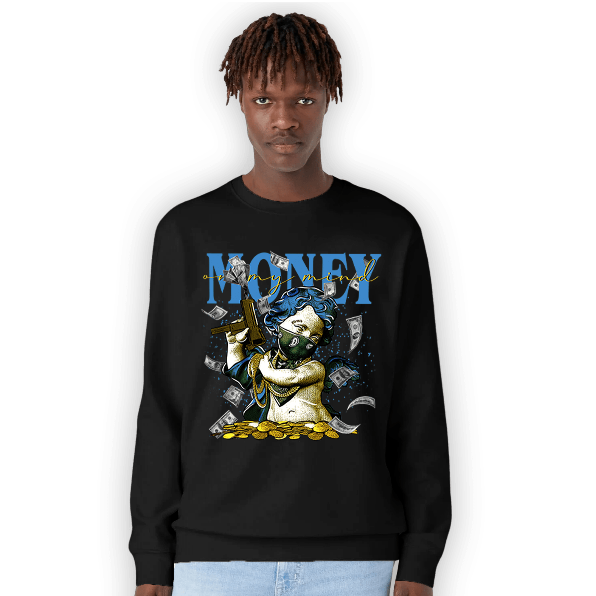 SB Dunk Bubbles Sweatshirt Match Money On My Mine Gang - NastyJamz