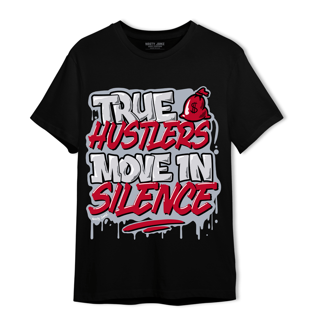 Cherry 11s T Shirt Match Move In Silence - NastyJamz