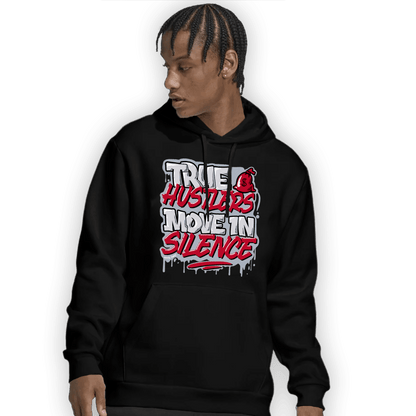 Cherry 11s Hoodie Match Move In Silence - NastyJamz