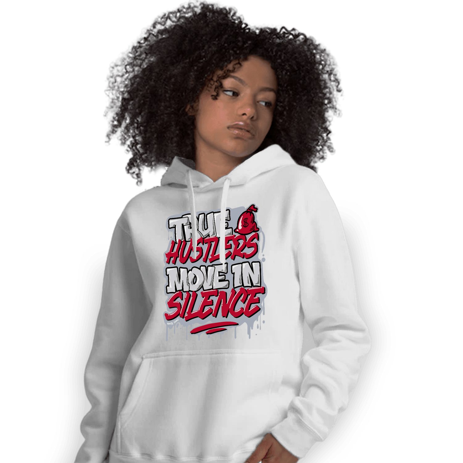 Cherry 11s Hoodie Match Move In Silence - NastyJamz