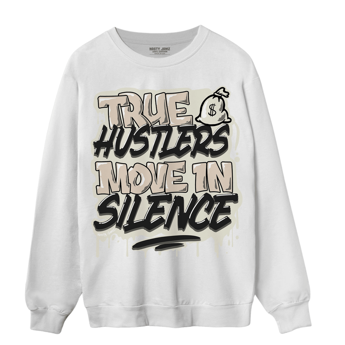 Neapolitan 11s Sweatshirt Match Move In Silence - NastyJamz