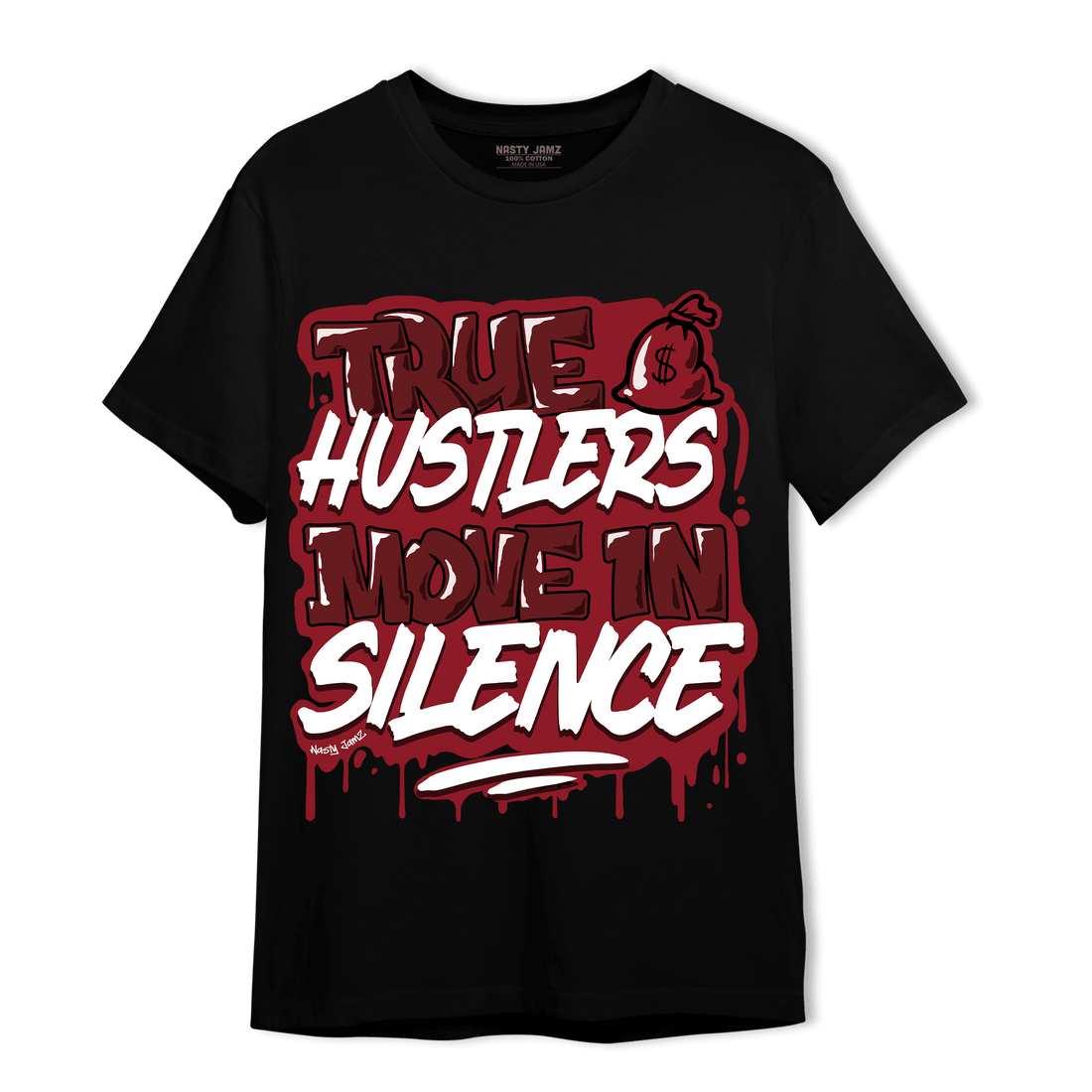 Cherry 12s T Shirt Match Move In Silence - NastyJamz