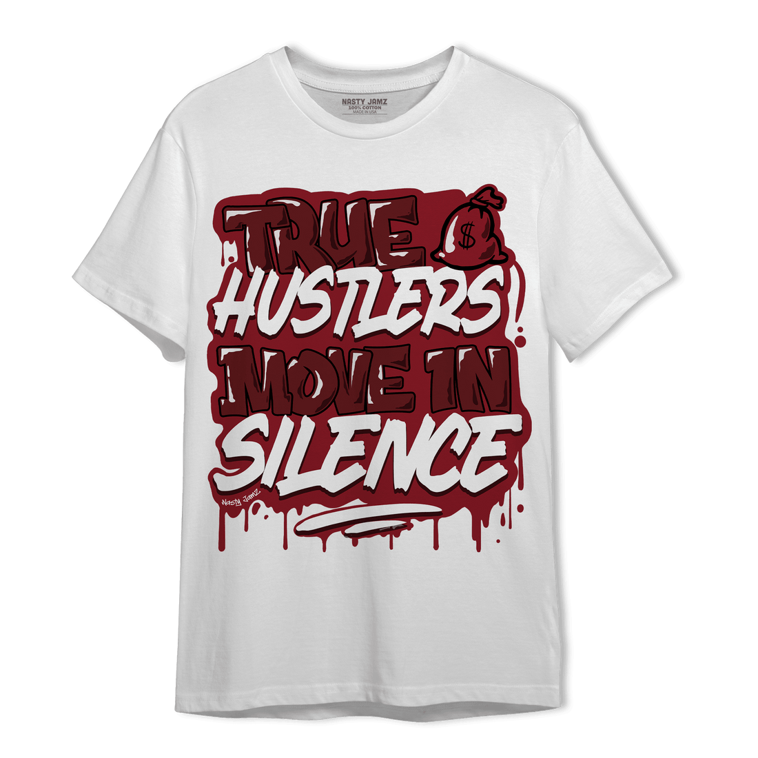 Cherry 12s T Shirt Match Move In Silence - NastyJamz