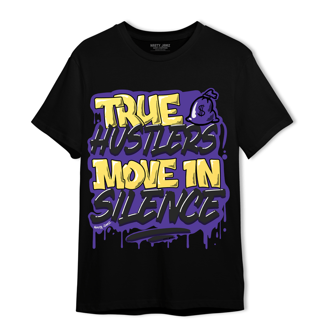 Field Purple 12s T Shirt Match Move In Silence - NastyJamz