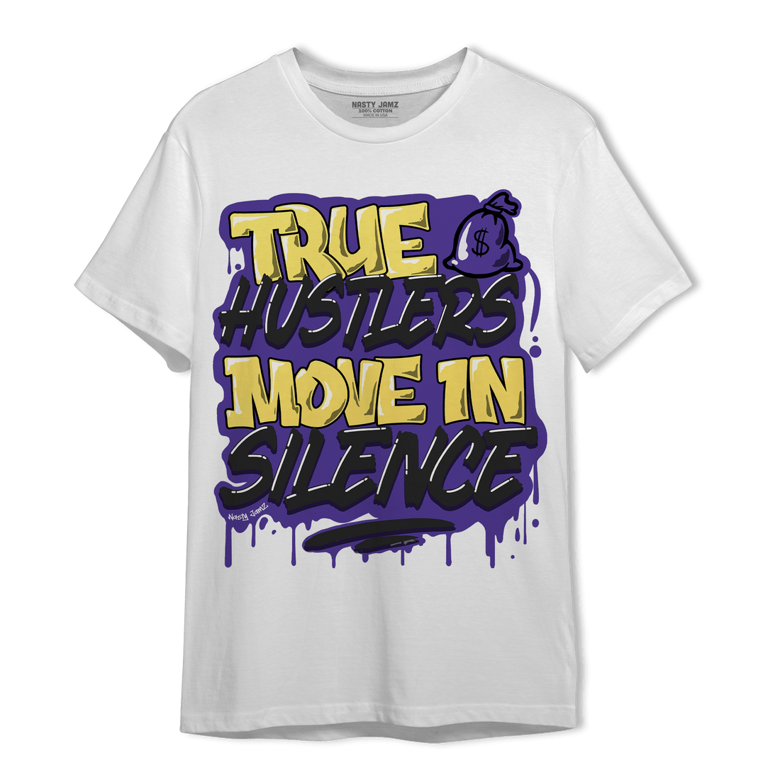 Field Purple 12s T Shirt Match Move In Silence - NastyJamz