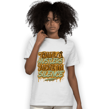 Wheat 13s T Shirt Match Move In Silence - NastyJamz