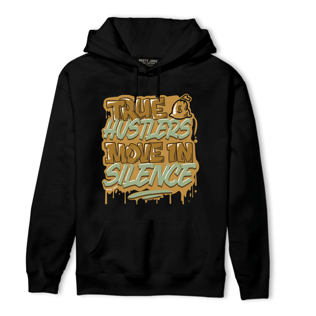 Wheat 13s Hoodie Match Move In Silence - NastyJamz