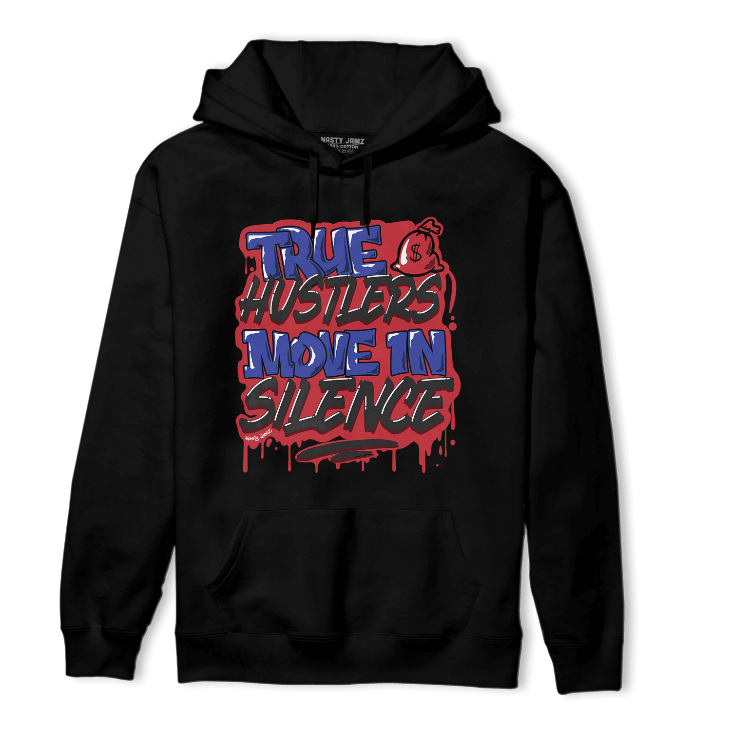 Playoffs 8s Hoodie Match Move In Silence - NastyJamz
