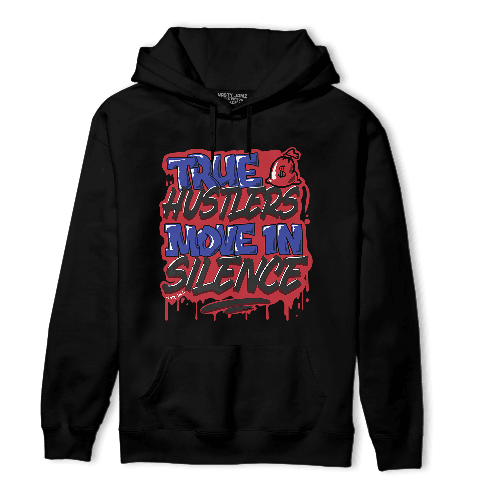 Playoffs 8s Hoodie Match Move In Silence - NastyJamz