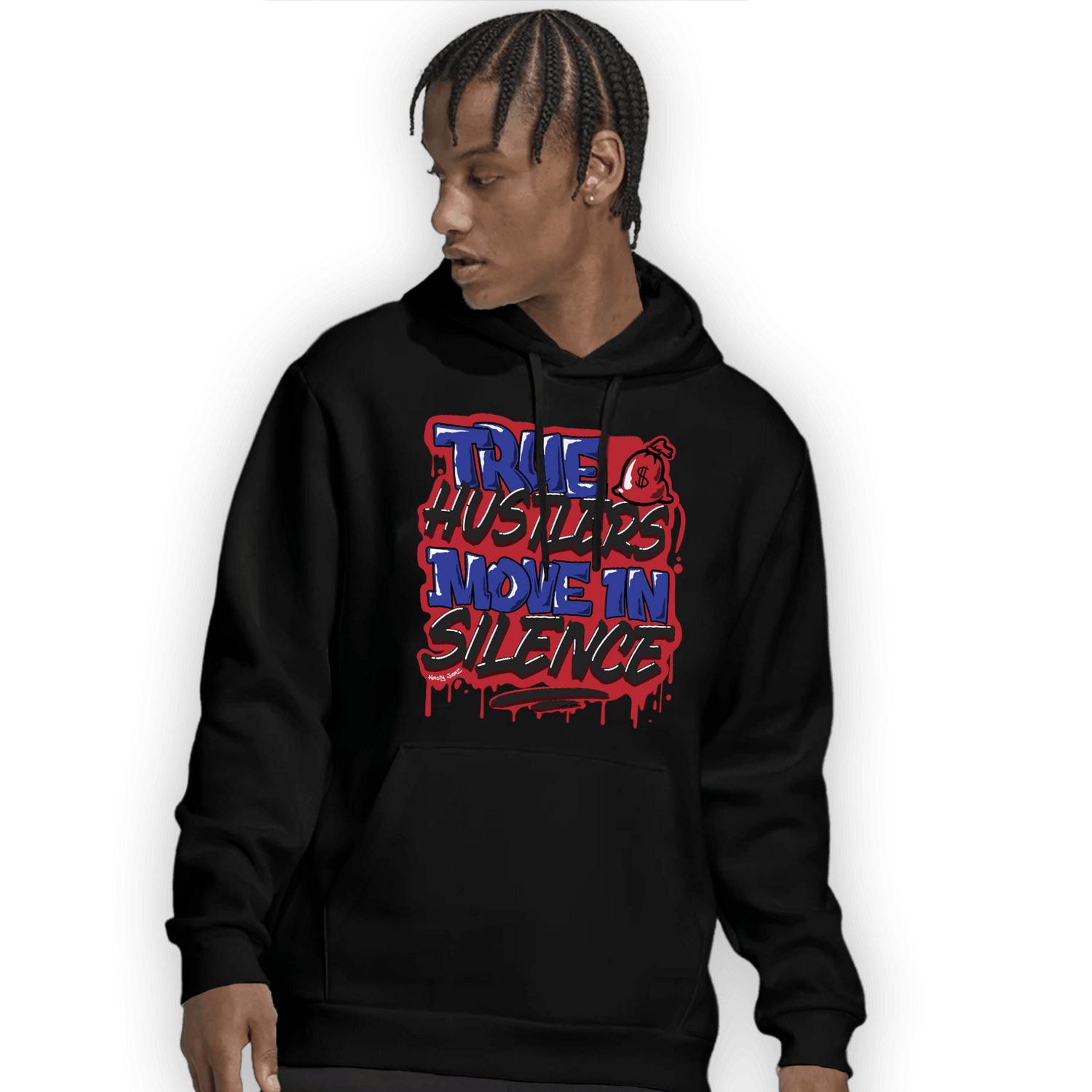 Playoffs 8s Hoodie Match Move In Silence - NastyJamz