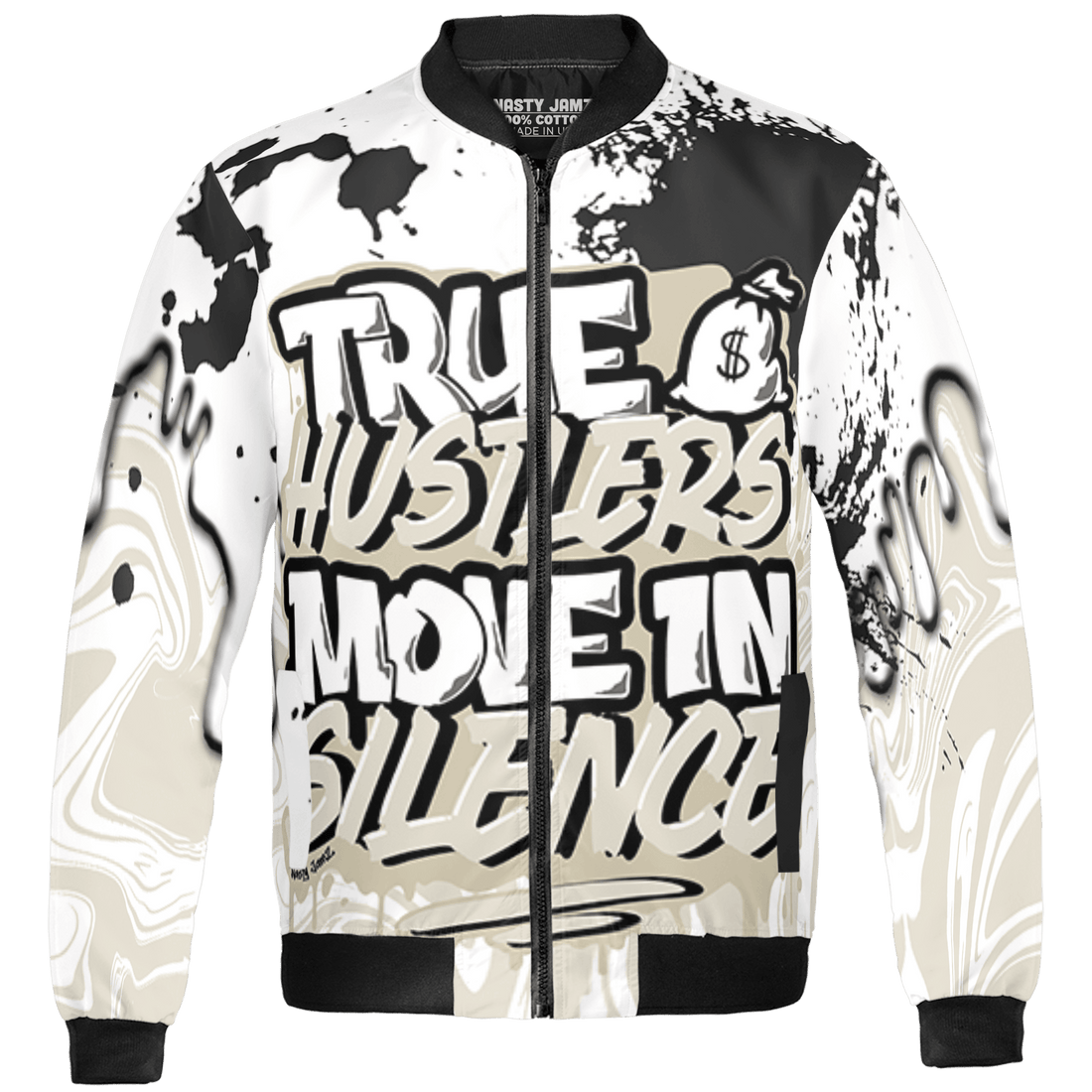 Gratitude 11s Jacket Match Move In Silence 3D All-Over Print Color Splash - NastyJamz