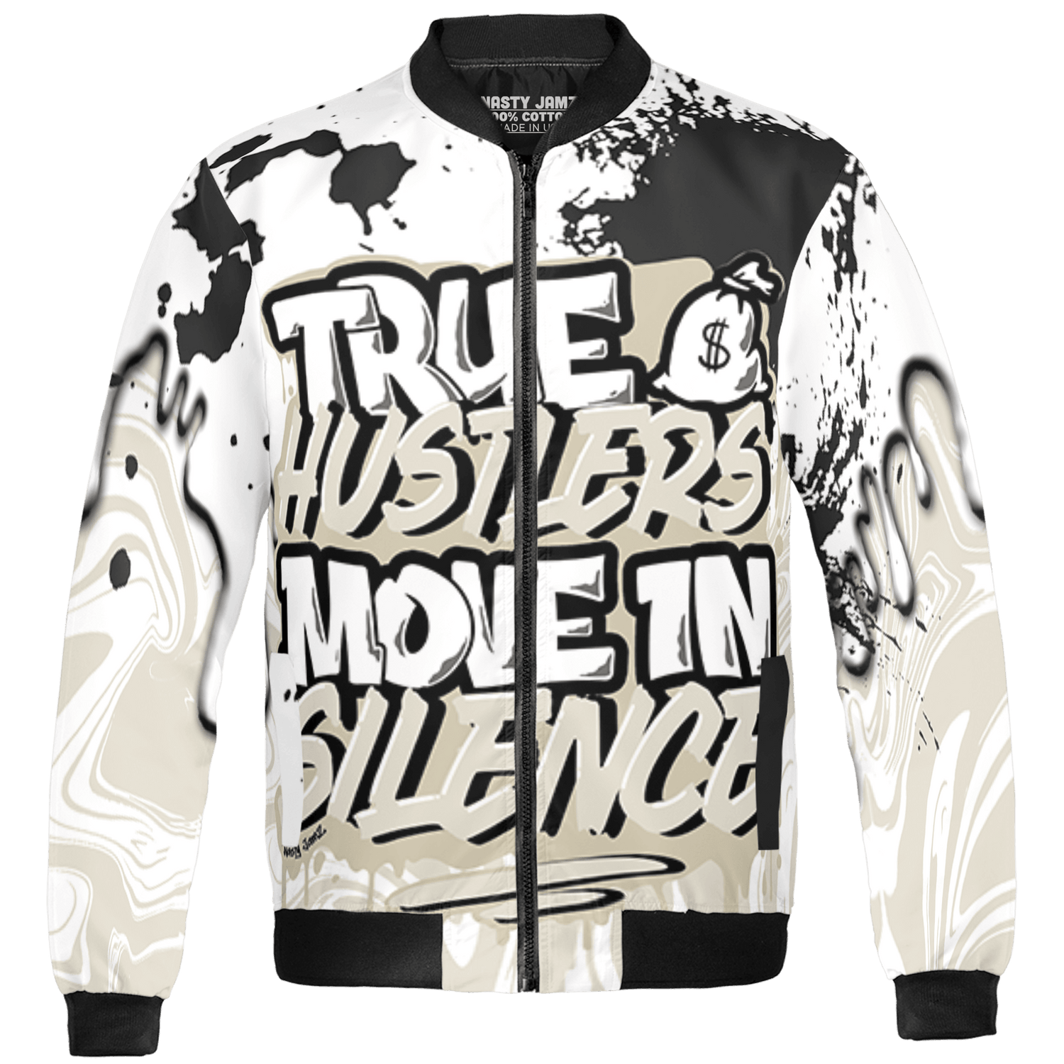 Gratitude 11s Jacket Match Move In Silence 3D All-Over Print Color Splash - NastyJamz