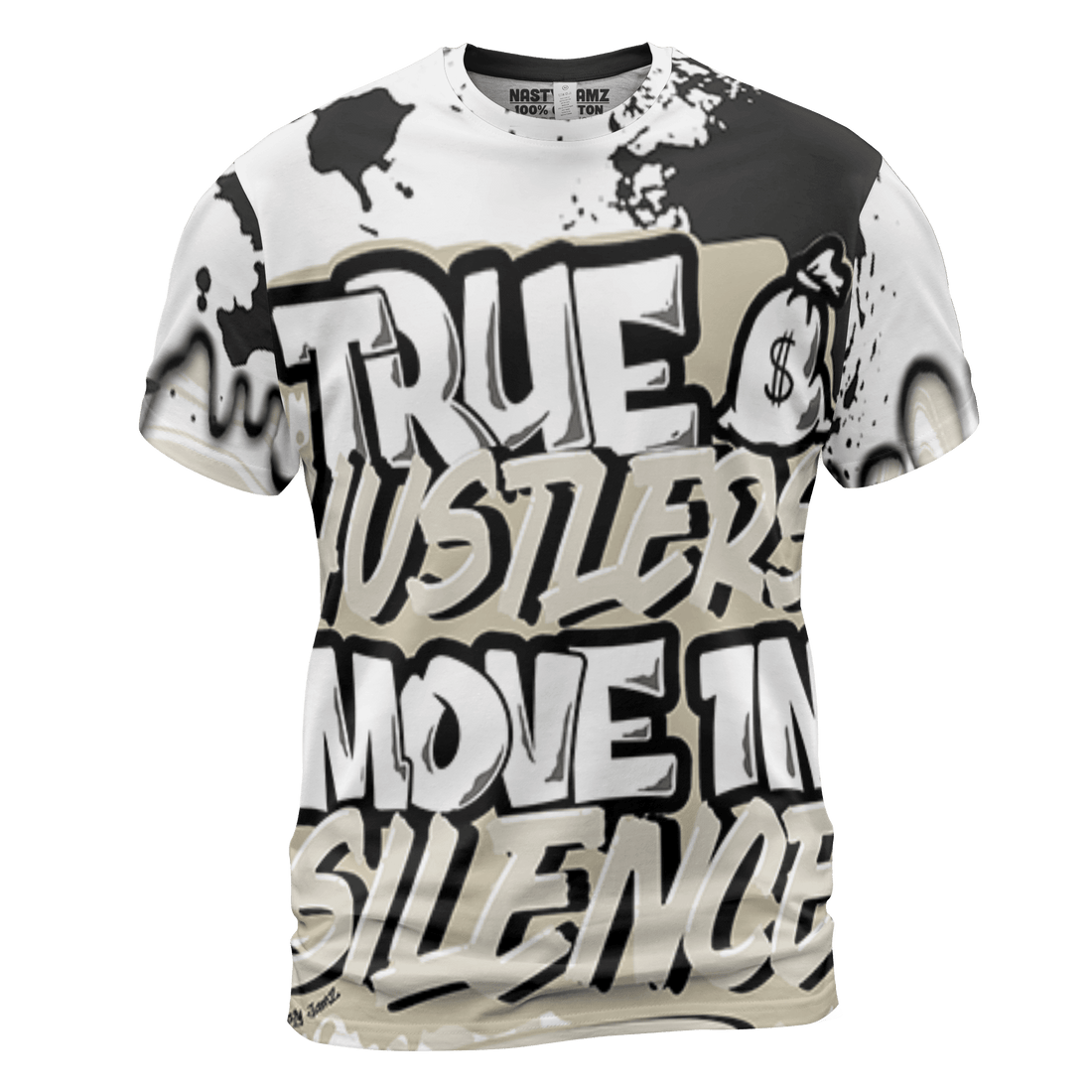 Gratitude 11s T Shirt Match Move In Silence 3D All-Over Print Color Splash - NastyJamz