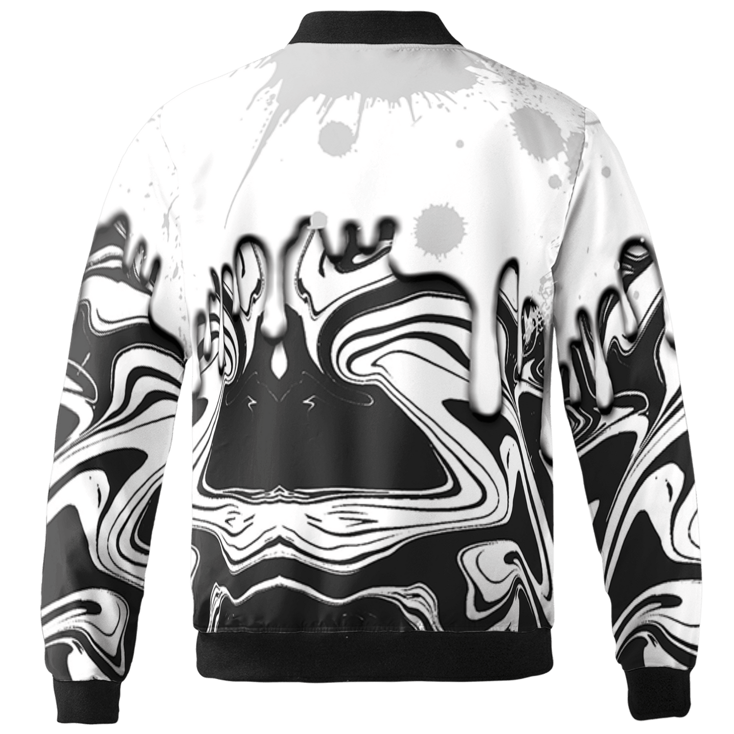 Retro High OG Black White 1s Jacket Match Move In Silence 3D All-Over Print Color Splash - NastyJamz