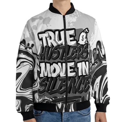 Retro High OG Black White 1s Jacket Match Move In Silence 3D All-Over Print Color Splash - NastyJamz