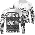 Retro High OG Black White 1s Sweatshirt Match Move In Silence 3D All-Over Print Color Splash - NastyJamz